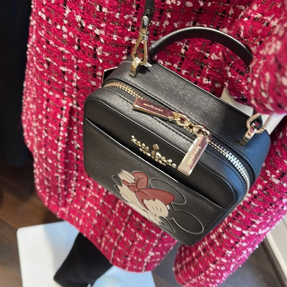 Kate Spade Disney X Kate Spade New York Minnie Mouse Daisy Vanity Crossbody Bag